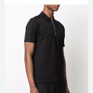 GIVENCHY COTTON ZIP POLO